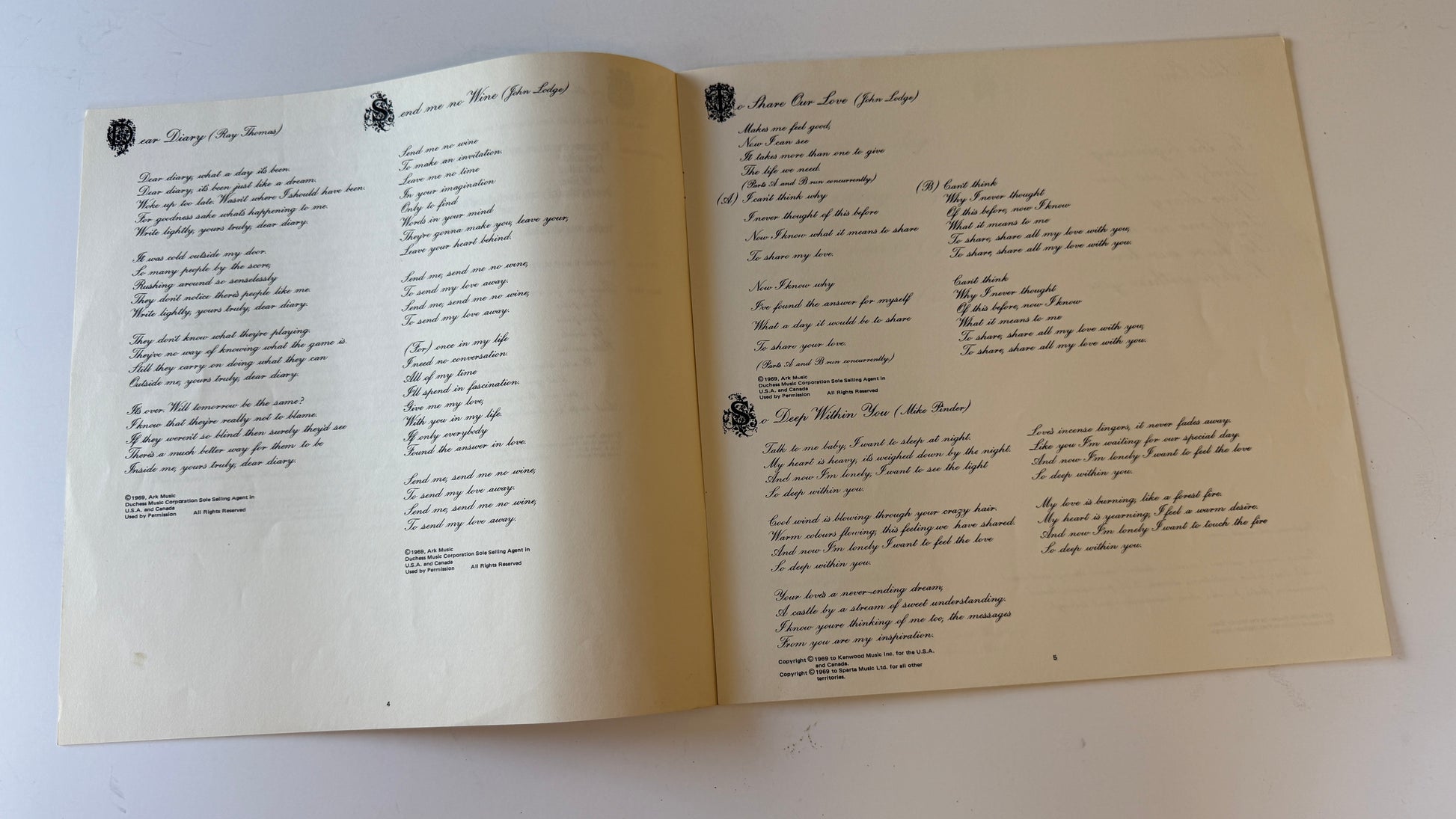 The Moody Blues On The Threshold Of A Dream Used Vinyl LP VG+\G+