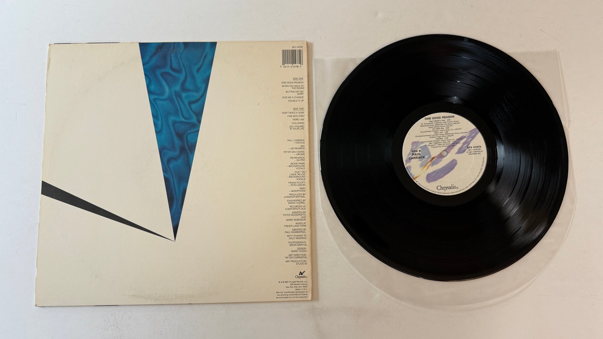 Paul Carrack One Good Reason Used Vinyl LP VG+\VG+