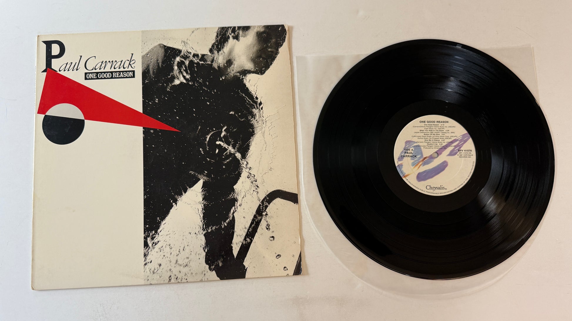 Paul Carrack One Good Reason Used Vinyl LP VG+\VG+