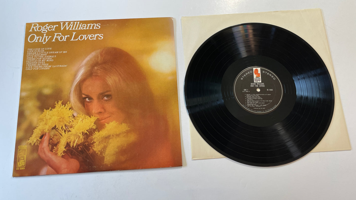 Roger Williams Only For Lovers Used Vinyl LP VG+\VG+