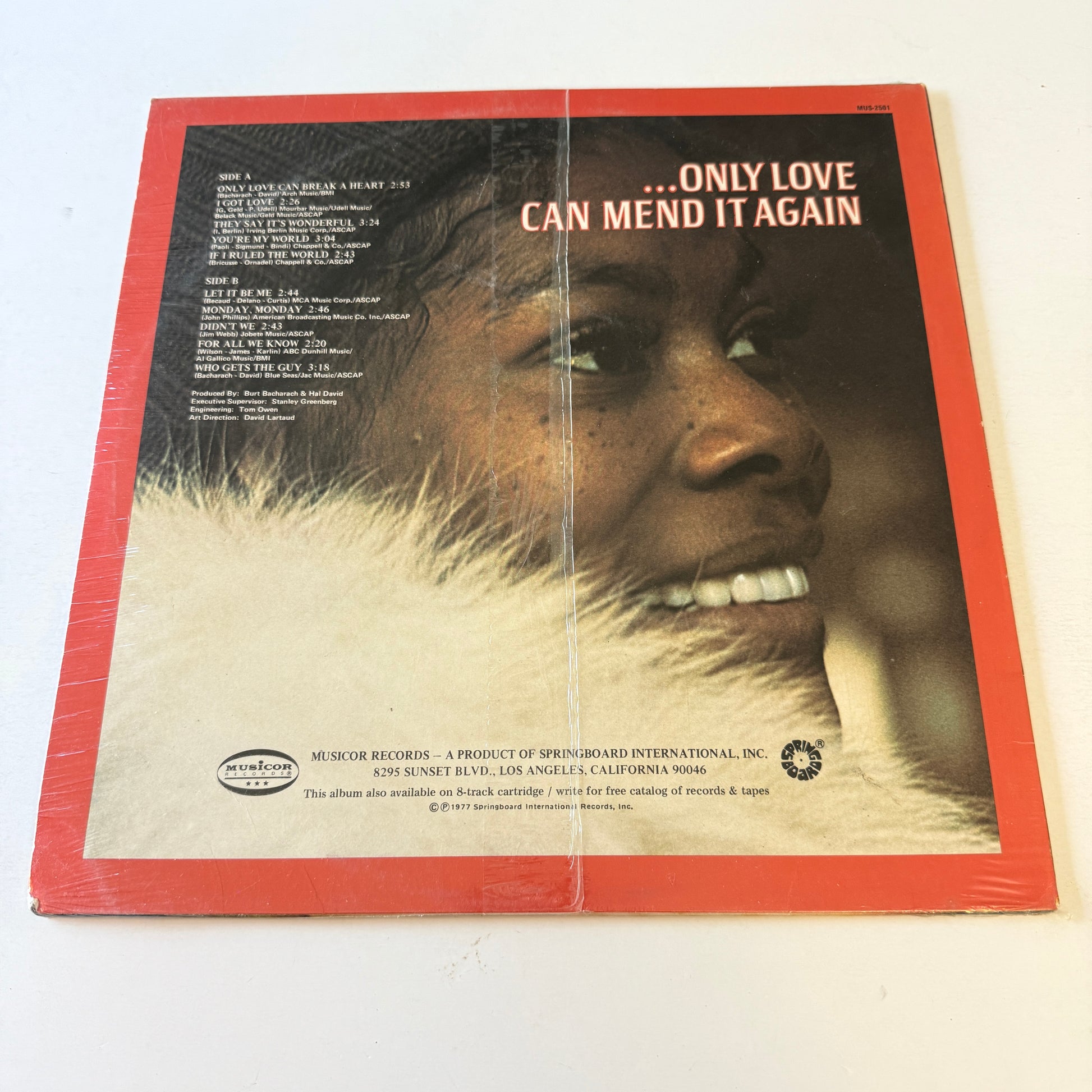 Dionne Warwick Only Love Can Break A Heart Used Vinyl LP M\VG+
