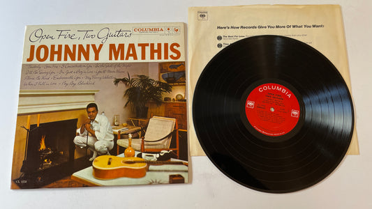 Johnny Mathis Open Fire, Two Guitars Used Vinyl LP VG+\VG+