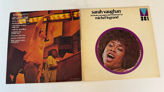 Sarah Vaughan Orchestra Arranged And Conducted By Michel Legrand Used Vinyl LP VG+\VG+