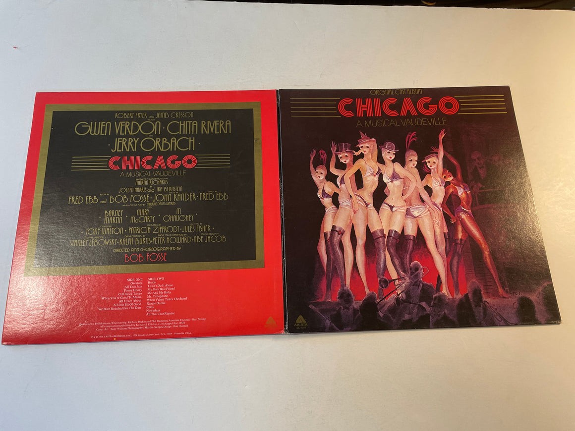 Original Cast Chicago (A Musical Vaudeville) Used Vinyl LP VG+\VG+