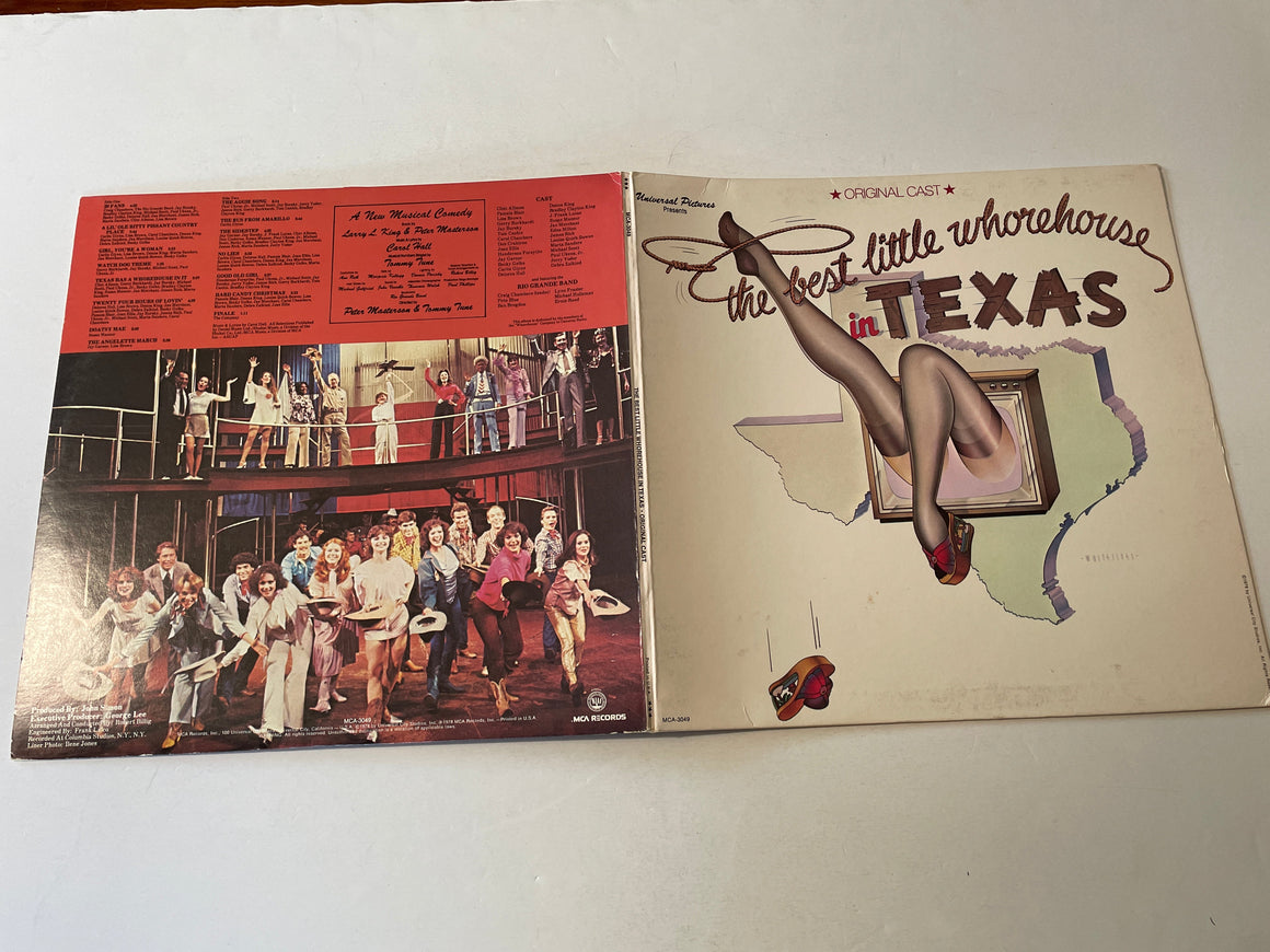 Original Cast The Best Little Whorehouse In Texas Used Vinyl LP VG+\VG