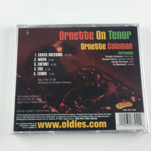 Ornette Coleman Ornette On Tenor New Sealed CD M\M