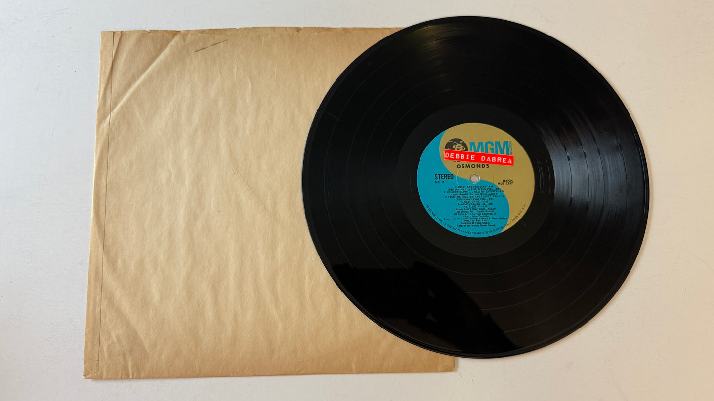 The Osmonds Osmonds Used Vinyl LP VG+\VG