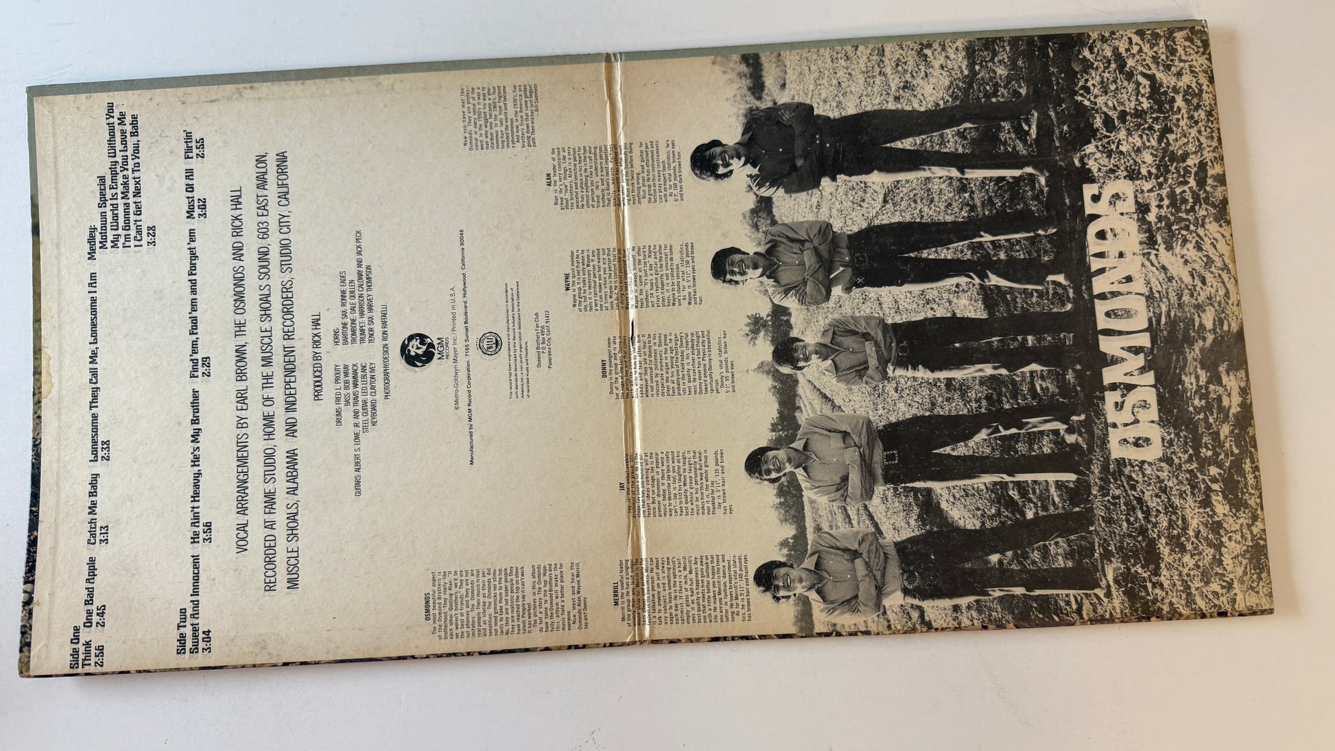 The Osmonds Osmonds Used Vinyl LP VG+\VG