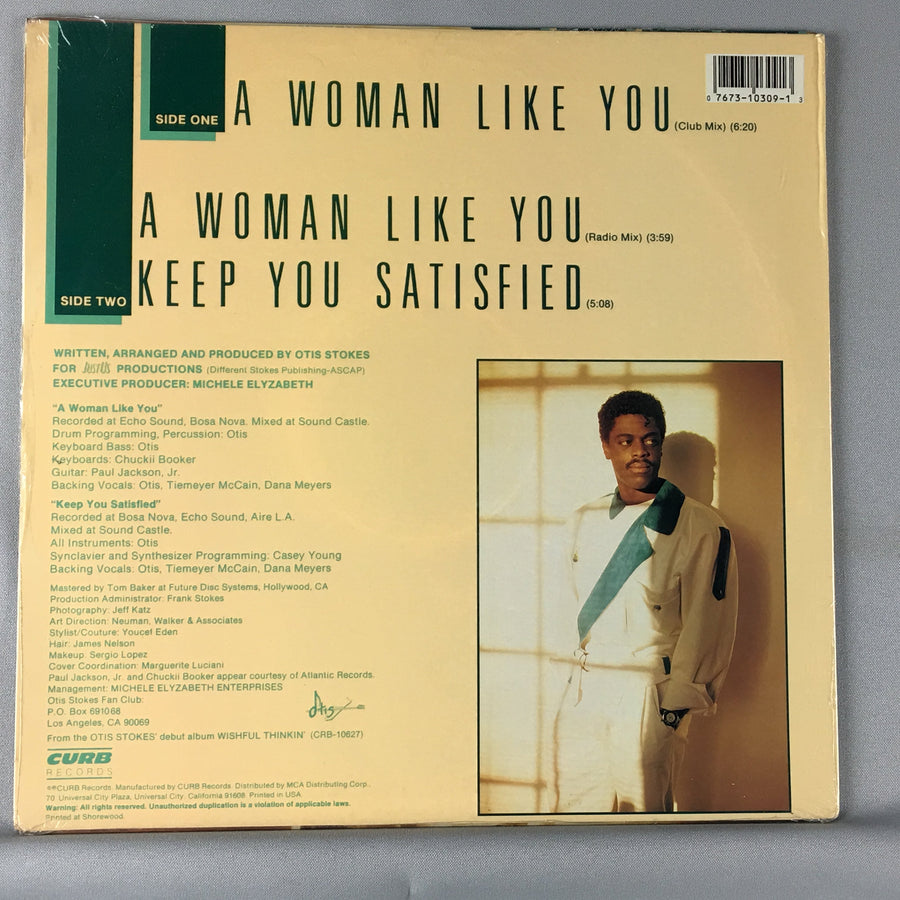 Otis Stokes ‎ A Woman Like You Orig Press 12" New Vinyl Single M\VG+