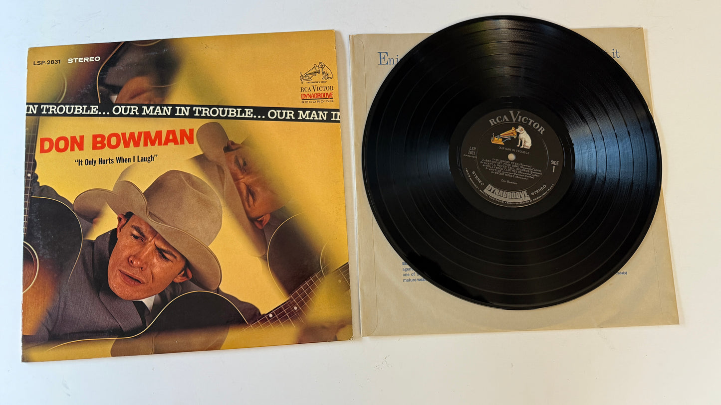 Don Bowman Our Man In Trouble Used Vinyl LP VG+\VG+
