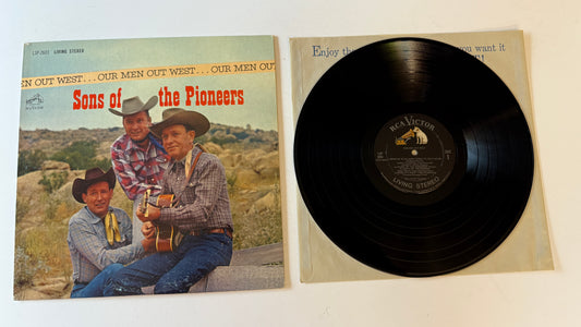 The Sons Of The Pioneers Our Men Out West Used Vinyl LP VG+\VG