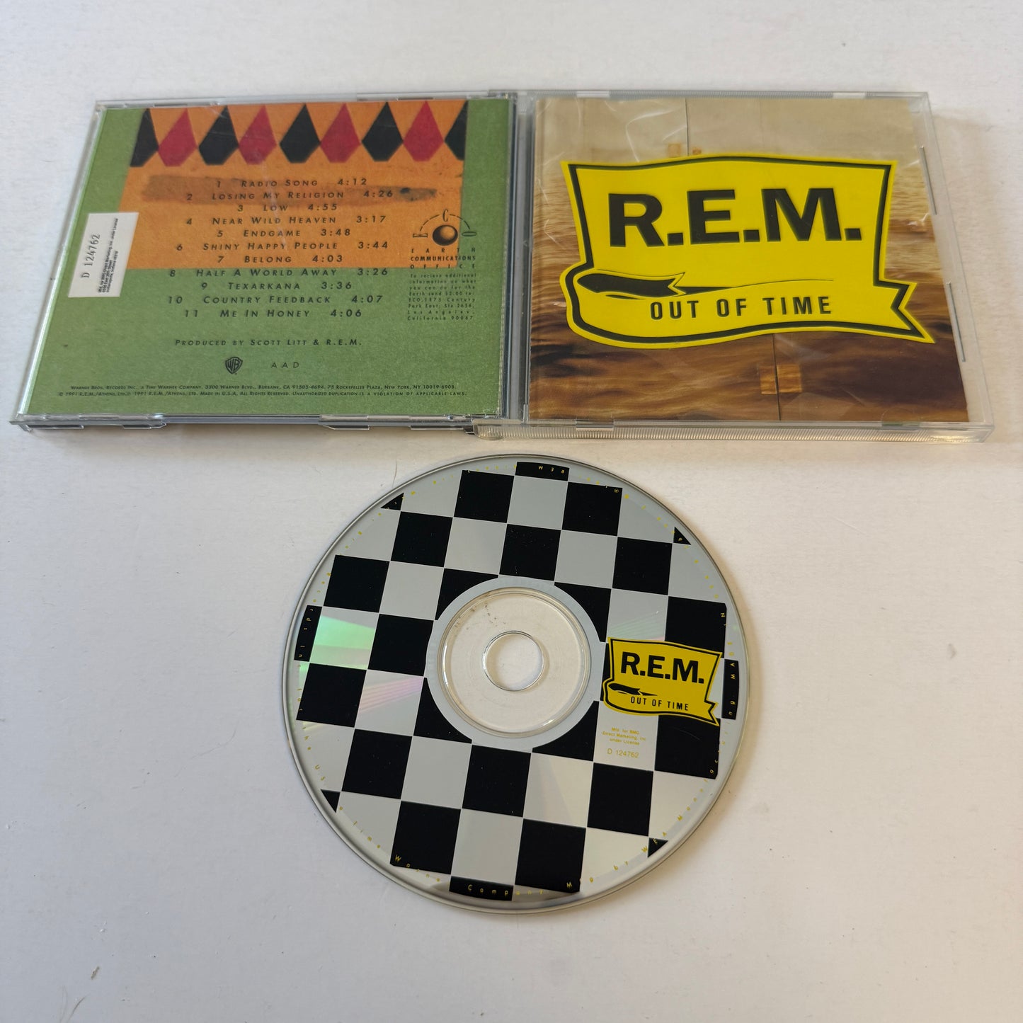 R.E.M. Out Of Time Used CD VG+\VG+