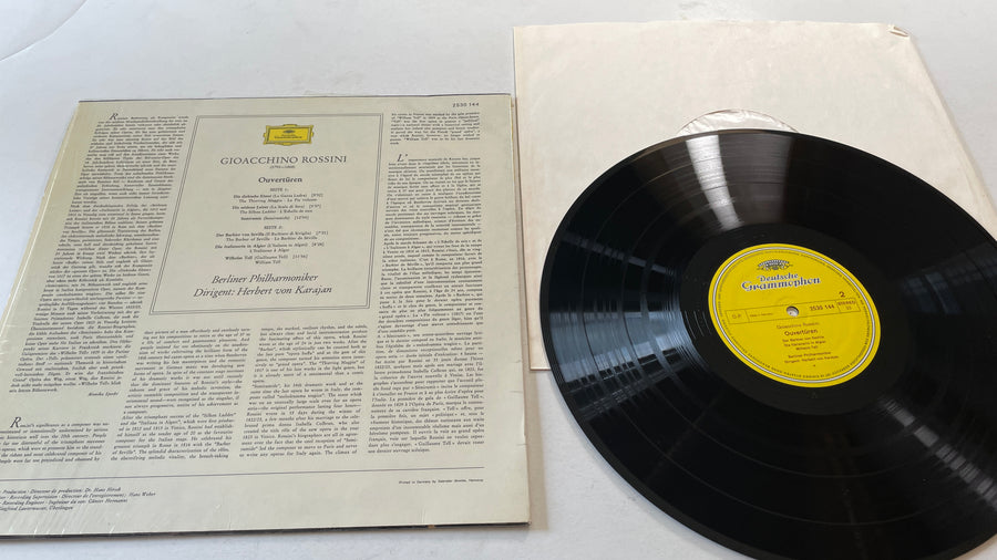 Gioacchino Rossini - Berliner Philharmoniker ¬∑ He Ouvert√ºren Used Vinyl LP VG+\VG+