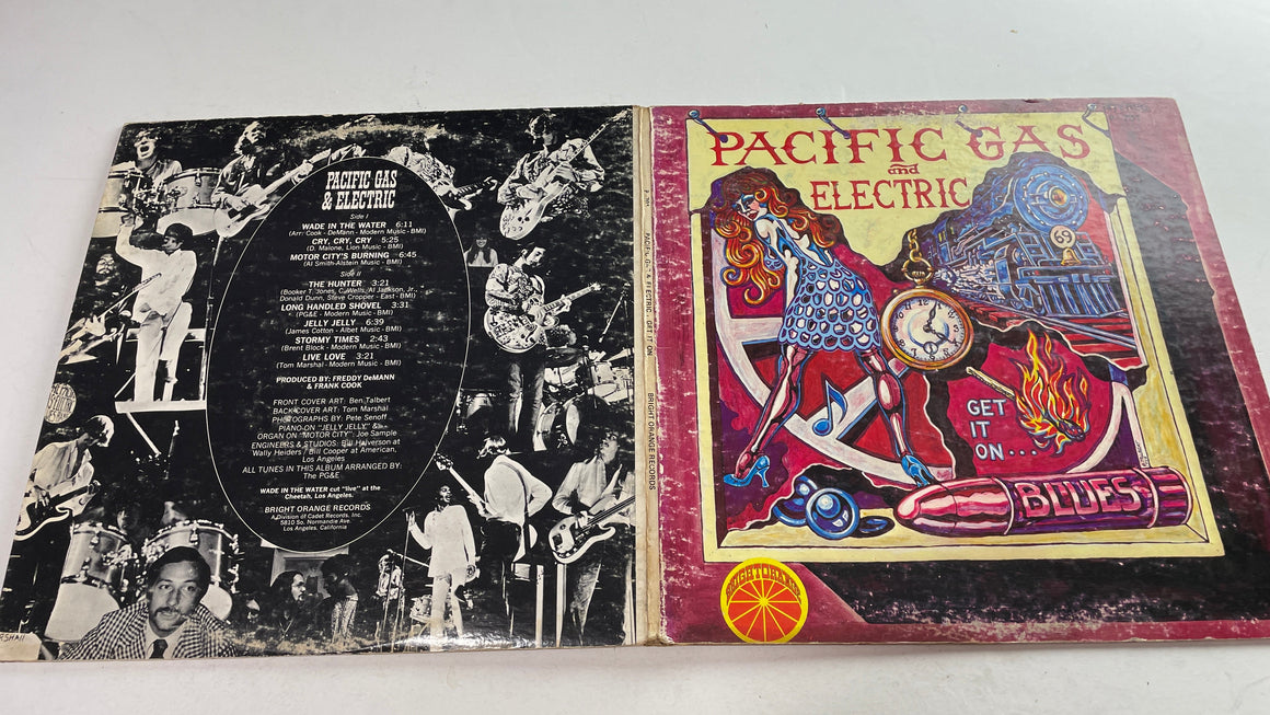 Pacific Gas & Electric Get It On Used Vinyl LP G+\VG+