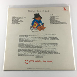 Paddington Bear Paddington Bear's Gold Record Used Vinyl LP M\VG+