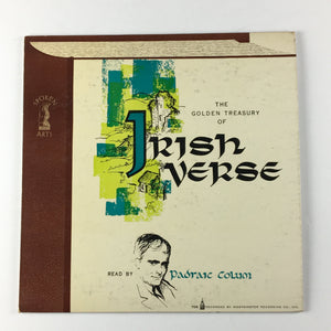 Padraic Colum ‎ The Golden Treasury Of Irish Verse Orig Press Used Vinyl LP VG\VG
