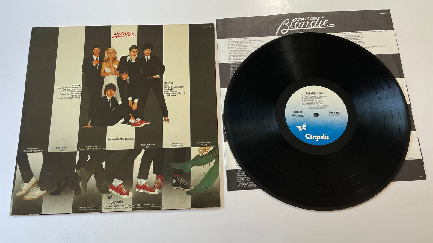 Blondie Parallel Lines Used Vinyl LP VG+\VG