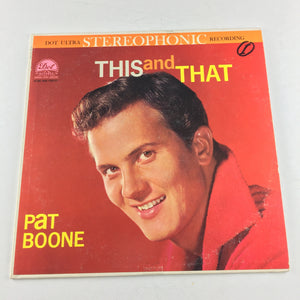 Pat Boone This And That Used Vinyl LP VG+\VG