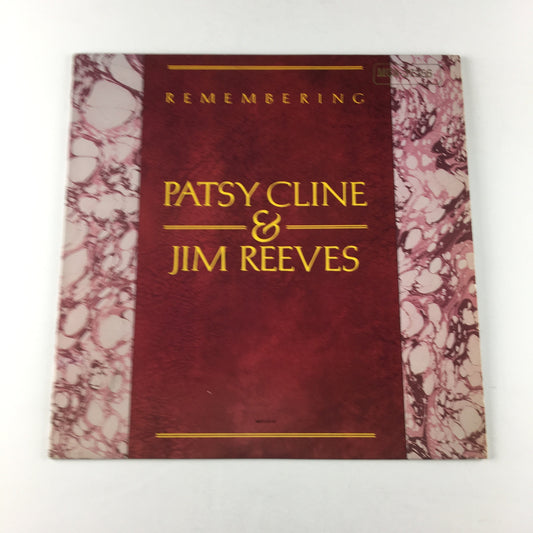 Patsy Cline & Jim Reeves Remembering Patsy Cline & Jim Reeves Used Vinyl LP VG+\VG+