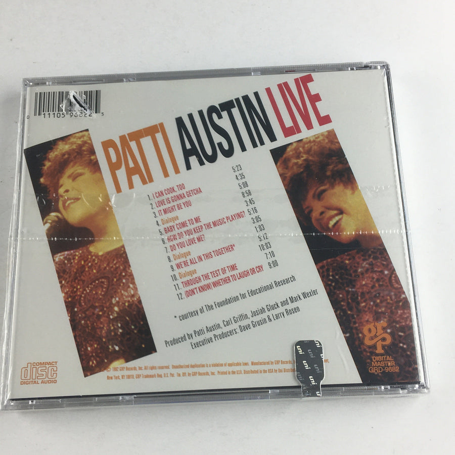 Patti Austin Live Used CD VG+\NM