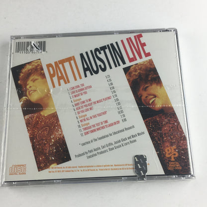 Patti Austin Live Used CD NM\VG+ Silver