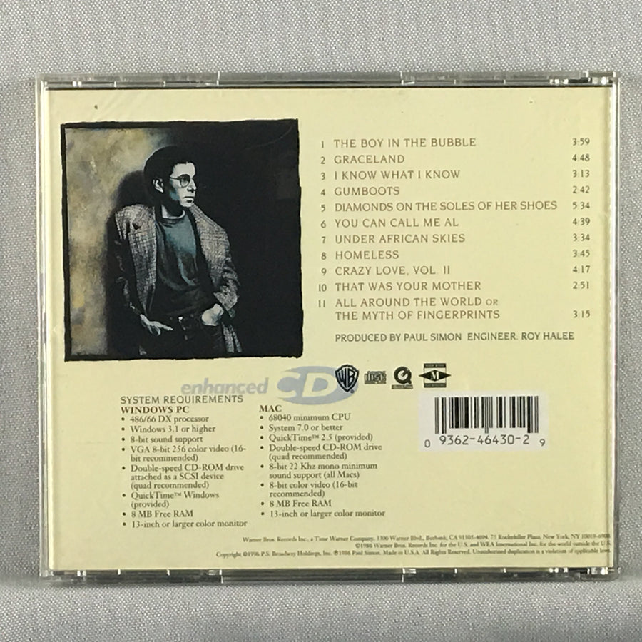 Paul Simon ‎ Graceland Used CD VG+\VG+