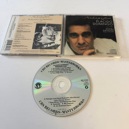 Placido Domingo Perhaps Love Used CD VG+\VG