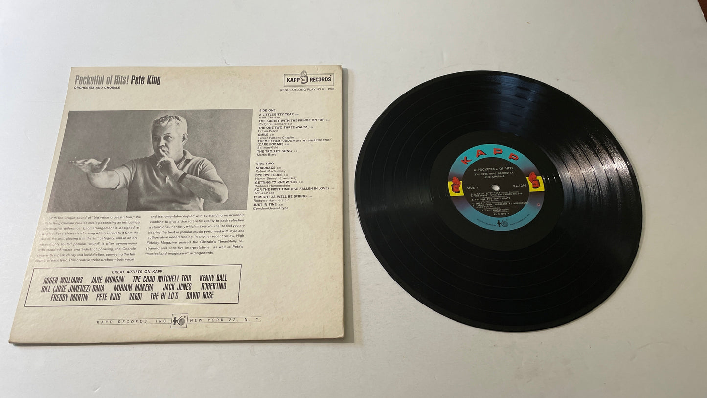 Pete King, Orchestra And Chorale A Pocketful Of Hits Used Vinyl LP VG+\VG+ Black