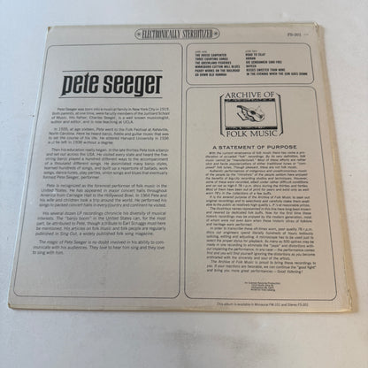 Pete Seeger Pete Seeger Used Vinyl LP M\VG+