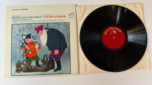Sergei Prokofiev Peter And The Wolf (Narrated By Lorne Greene) / Classical Symphony Used Vinyl LP VG+\VG+