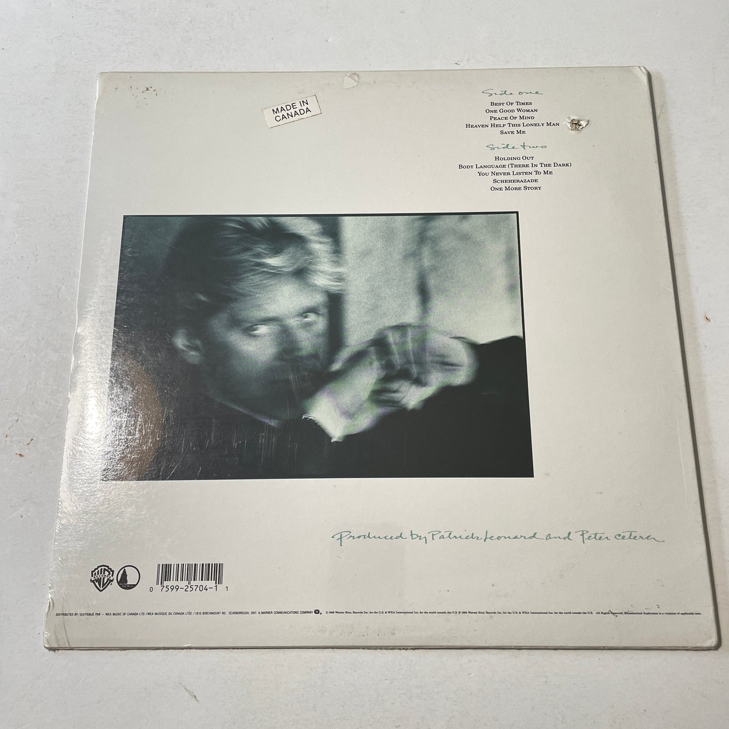 Peter Cetera One More Story Used Vinyl LP M\VG+