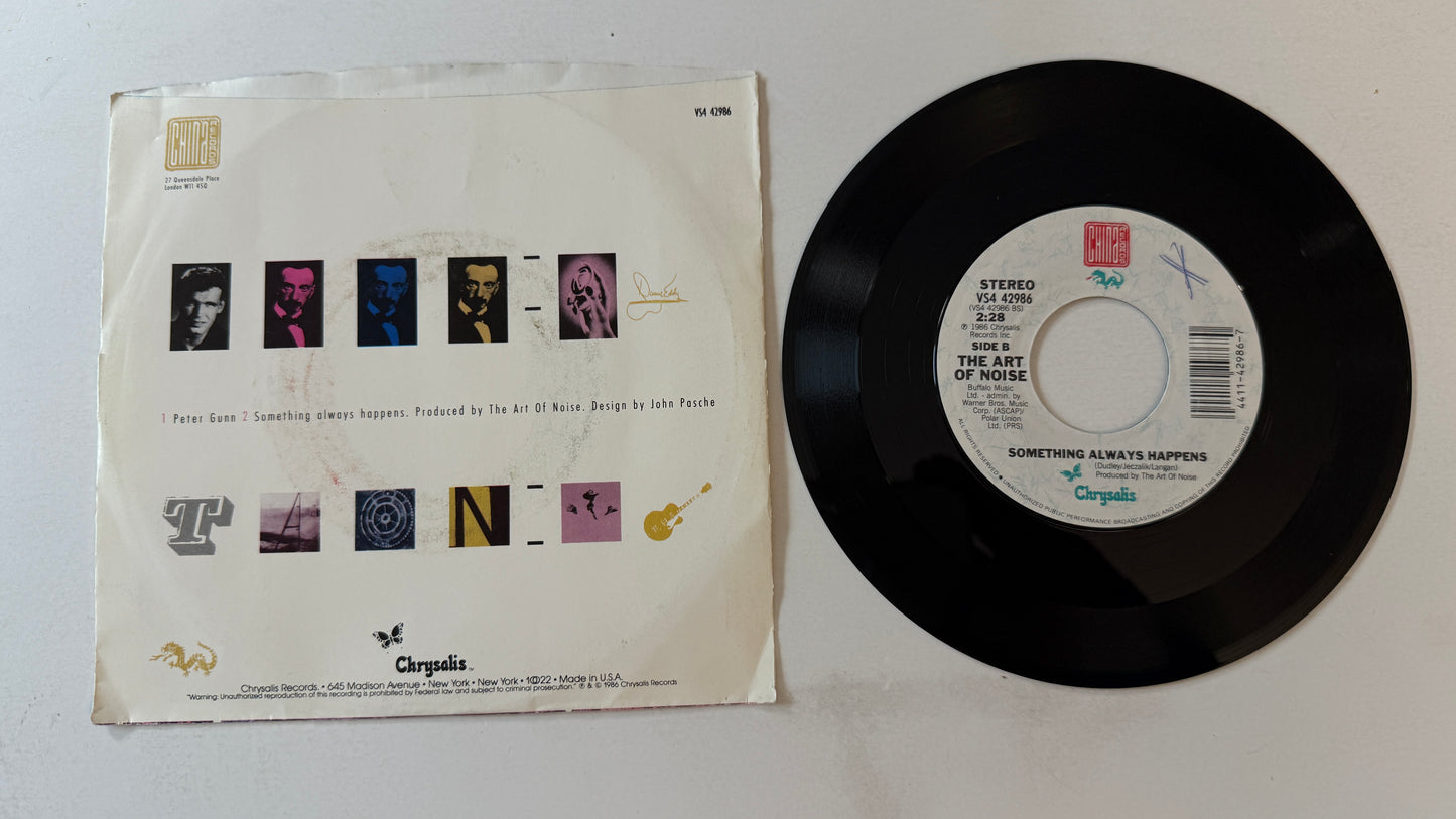 The Art Of Noise Peter Gunn Used 45 RPM 7" Vinyl VG+\