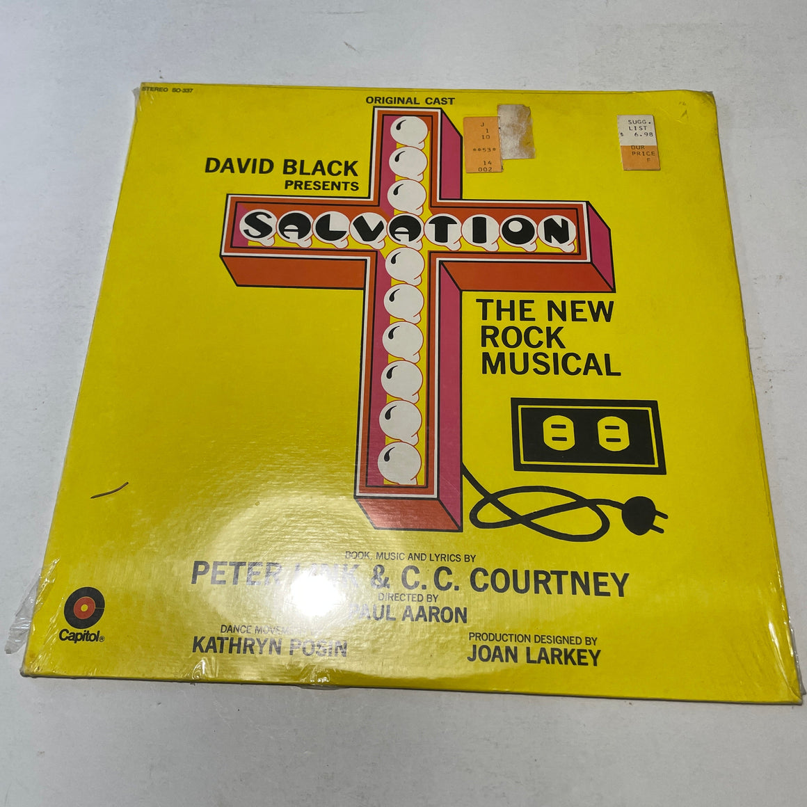 Peter Link & C. C. Courtney Salvation The New Rock Musical Used Vinyl LP NM\VG+