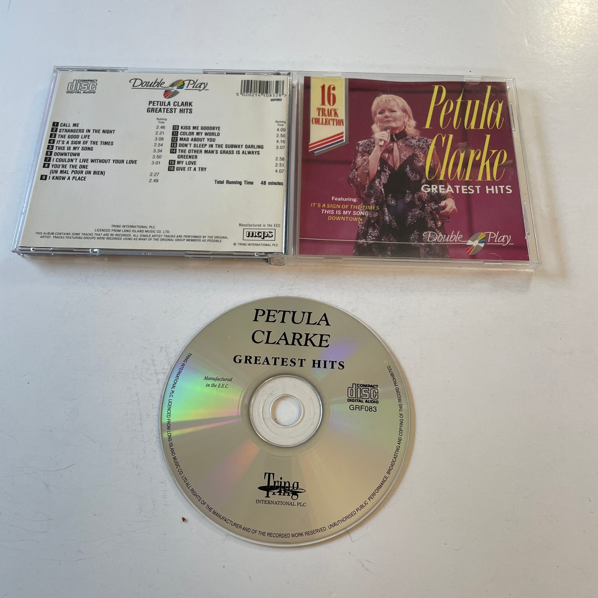 Petula Clark Petula Clarke Greatest Hits Used CD VG+\VG+