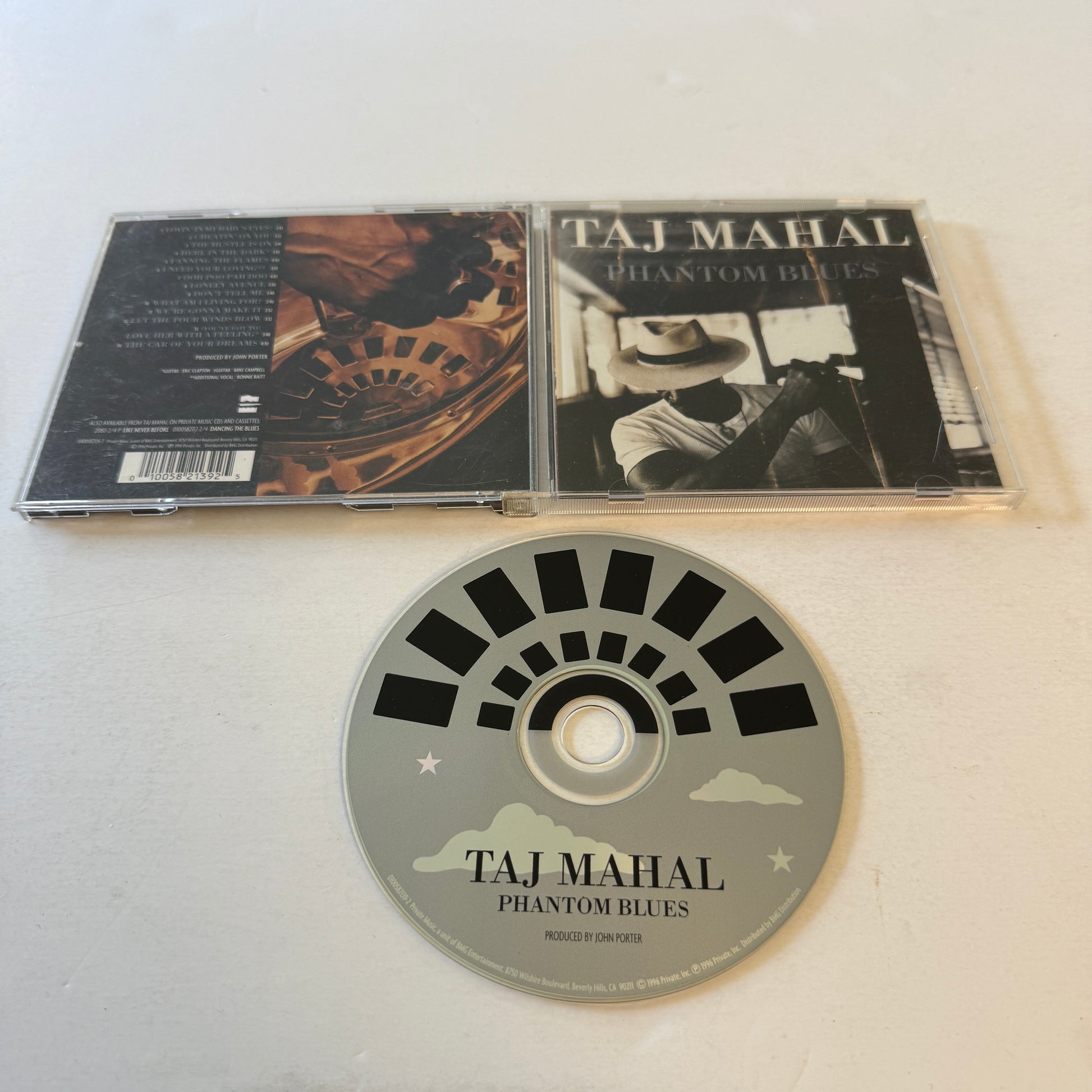 Taj Mahal Phantom Blues Used CD VG+\VG