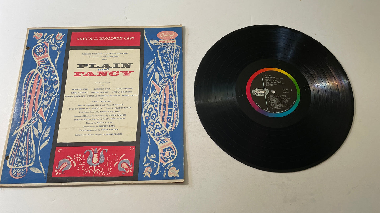 Plain And Fancy Original Broadway Cast Plain And Fancy Original Broadway Cast Used Vinyl LP VG+\VG Black