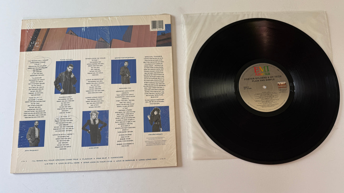 Foster Sylvers Plain And Simple Used Vinyl LP VG+\VG+