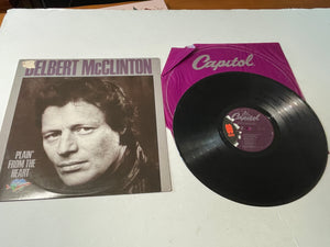Delbert McClinton Plain' From The Heart Used Vinyl LP VG+\VG