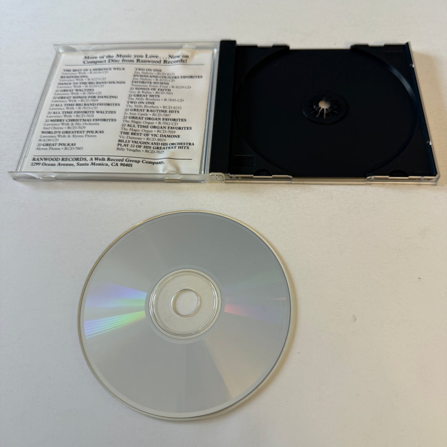 Billy Vaughn And His Orchestra Play 22 Of His Greatest Hits Used CD VG+\VG