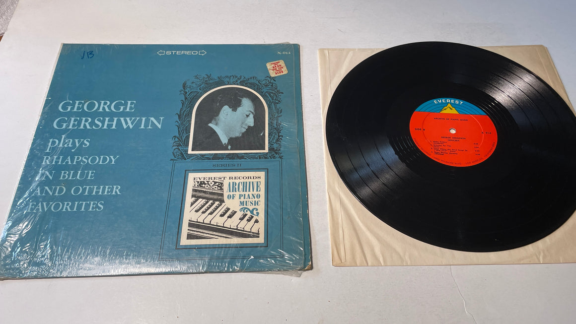 George Gershwin Plays Rhapsody In Blue And Other Favorites Used Vinyl LP VG+\VG+