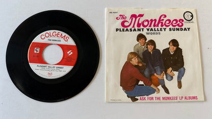 The Monkees Pleasant Valley Sunday / Words Used 45 RPM 7" Vinyl VG+\VG