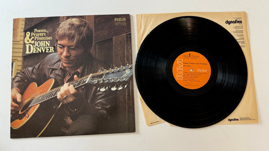 John Denver Poems, Prayers & Promises Used Vinyl LP VG+\VG+