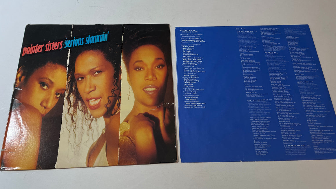 Pointer Sisters Serious Slammin' Used Vinyl LP VG+\VG+