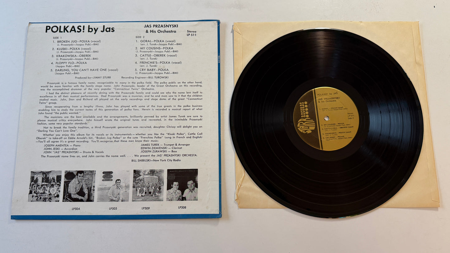 John Przasnyski Polkas! by Ja≈õ Used Vinyl LP VG+\VG+