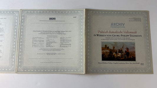 Georg Philipp Telemann Polnisch-Hanakische Volksmusik Used Vinyl LP VG+\VG+