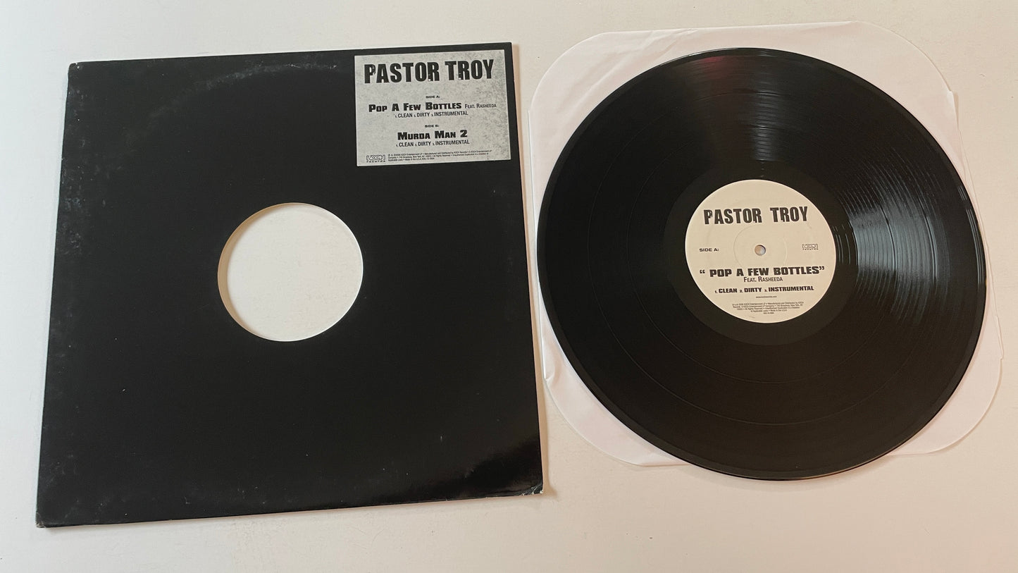 Pastor Troy Pop A Few Bottles 12" Used Vinyl Single VG+\VG