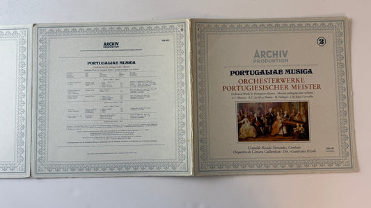 António Leal Moreira Portugaliae Musica Orchesterwerke Portugiesischer Meister Used Vinyl LP VG+\VG+