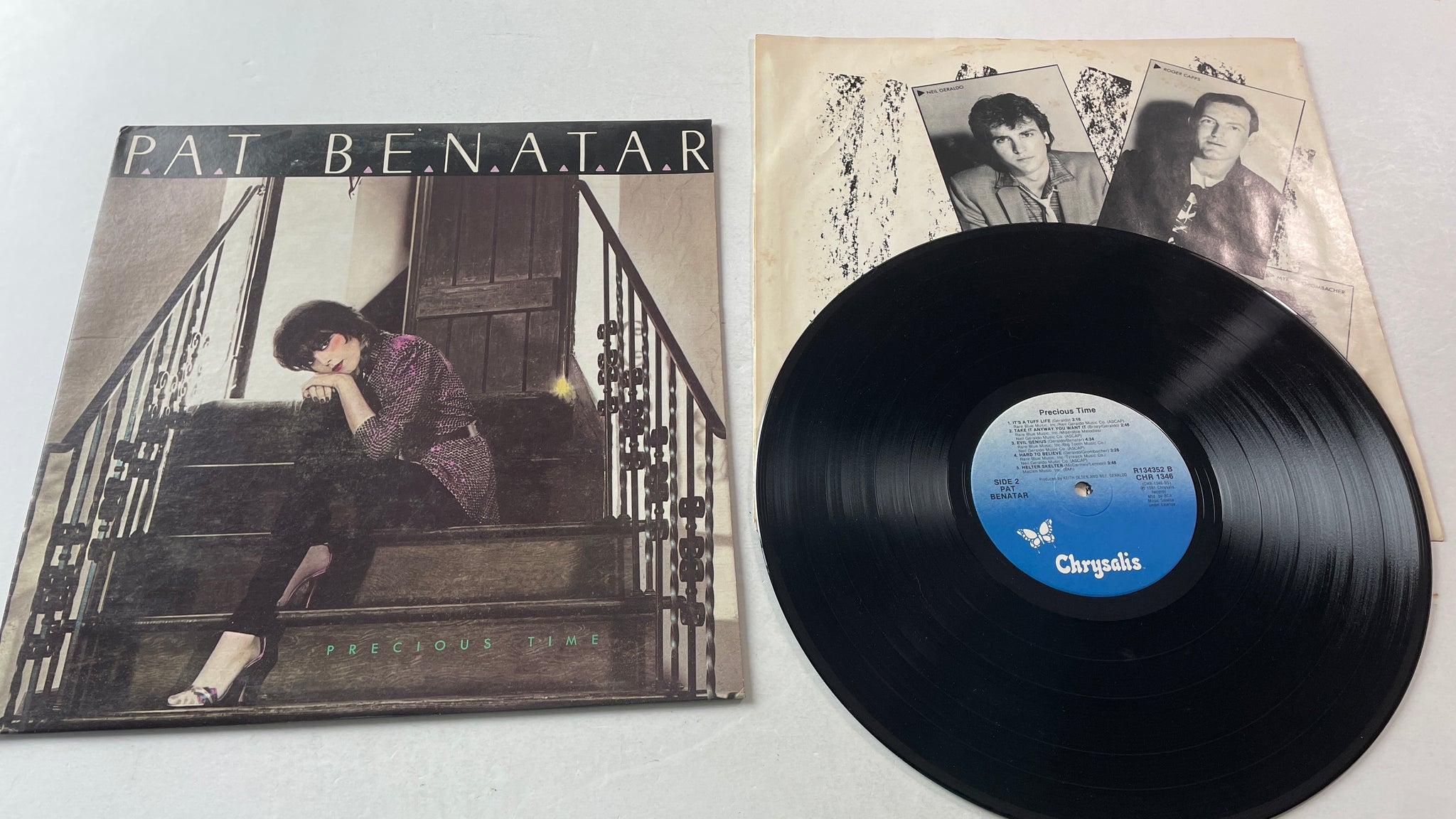 Pat Benatar Precious Time Used Vinyl LP VG+\VG+ - Slow Turnin Vinyl