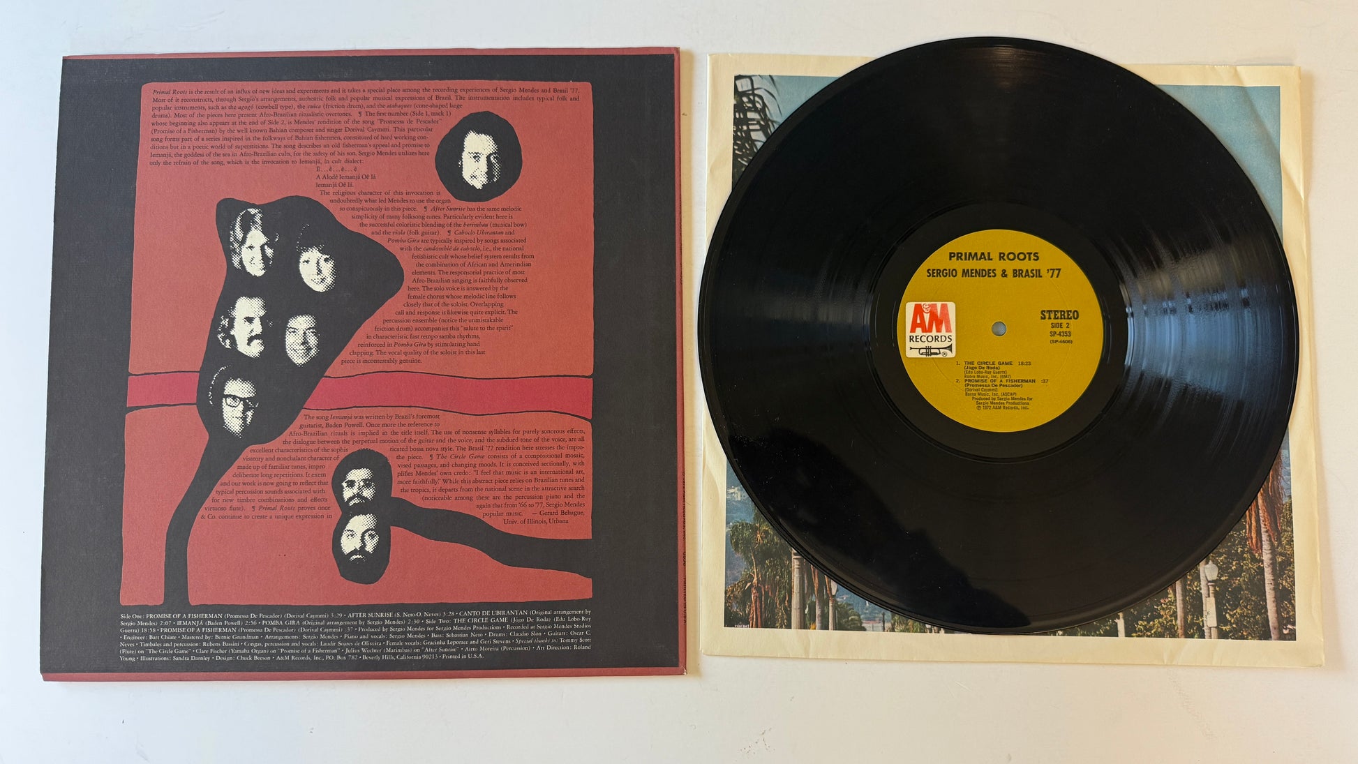 Sérgio Mendes & Brasil '77 Primal Roots Used Vinyl LP VG+\VG+