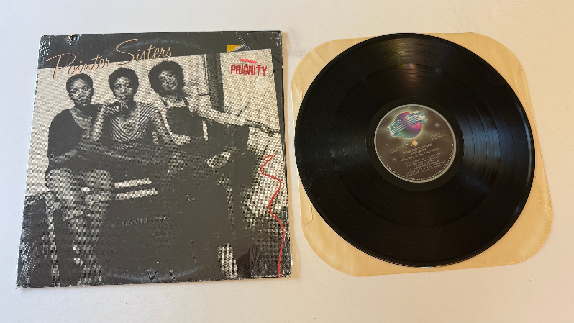 Pointer Sisters Priority Used Vinyl LP VG+\VG